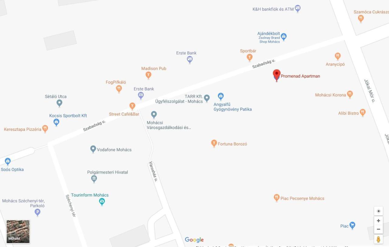 Promenad Apartman Мохач Экстерьер фото